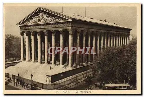 Cartes postales Paris La Madeleine