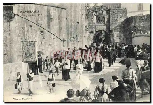 Cartes postales Fuenterrabia El 8 de septiembre