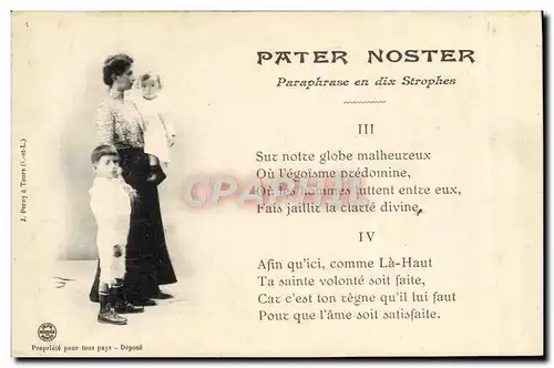 Cartes postales Pater Noster