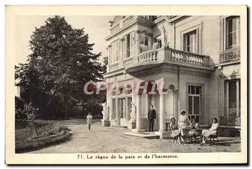 Cartes postales Le regne de la paix et de l'harmonie