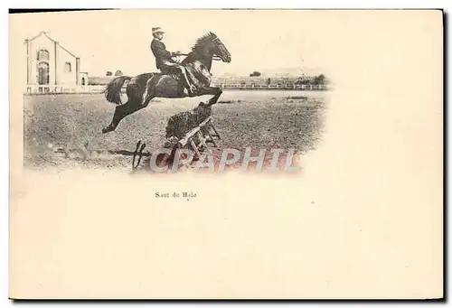 Ansichtskarte AK Cheval Hippisme Saumur Saut de haie