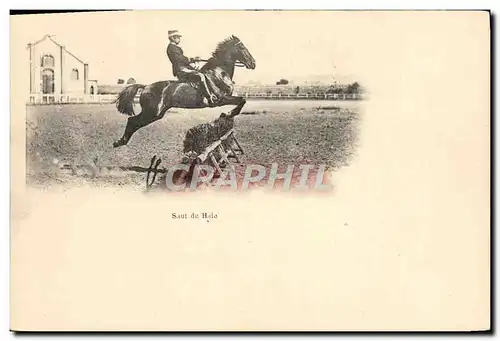 Cartes postales Cheval Hippisme Saumur Saut de haie