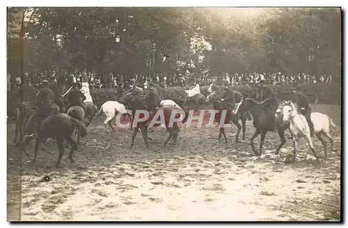CARTE PHOTO Cheval Hippisme