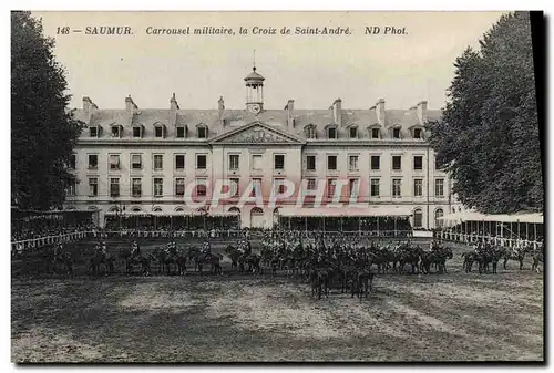 Cartes postales Cheval Hippisme Saumur Carrousel militaire La croix de Saint Andre