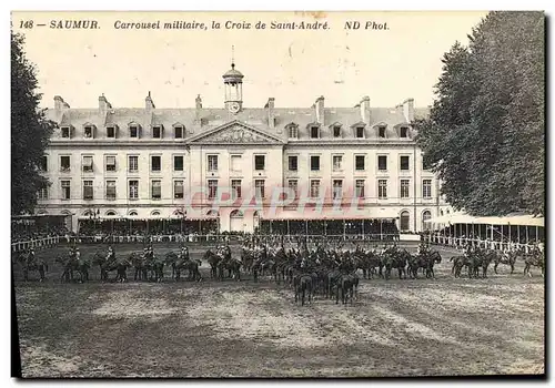 Ansichtskarte AK Cheval Hippisme Carrousel militaire La croix de Saint Andre