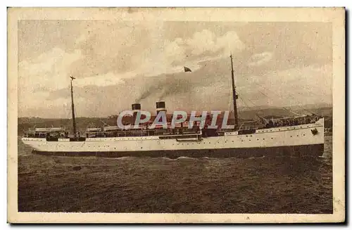 Cartes postales Bateau Paquebot Fabre Line SS Roma