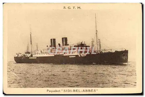 Cartes postales Bateau Paquebot Sidi Bel Abbes SGTM