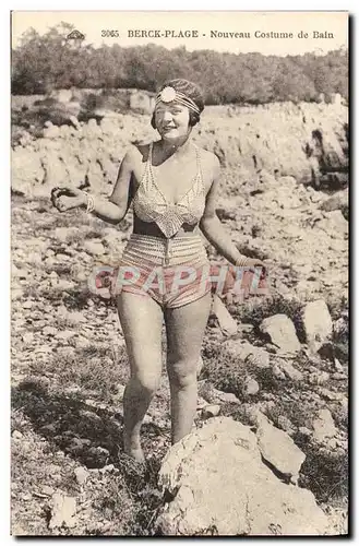 Cartes postales Femme Maillot de Bains Beck Plage Nouveau costume de bain