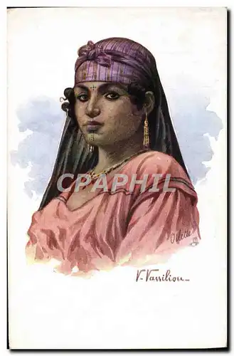 Cartes postales Fantaisie Illustrateur Vassilion Femme