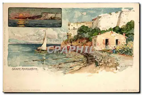 Cartes postales Fantaisie Illustrateur Sainte Marguerite