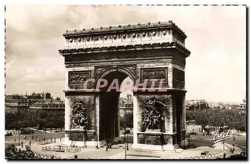 Cartes postales moderne Paris La Place De I&#39Etoile Et I&#39Arc De Triomphe