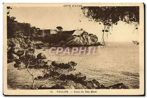 Cartes postales Toulon Anse Du Cap Brun