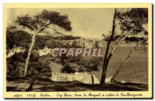 Ansichtskarte AK Adia Toulon Cap Brun Anse De Magaud et rochers de Ste Marguerite