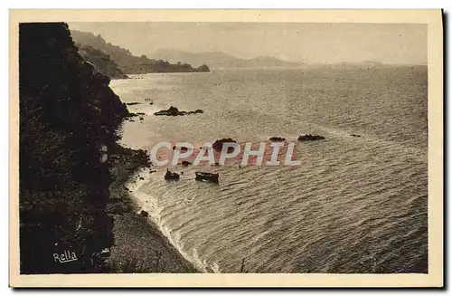 Cartes postales Toulon Cap Brun Crepuscule Argente