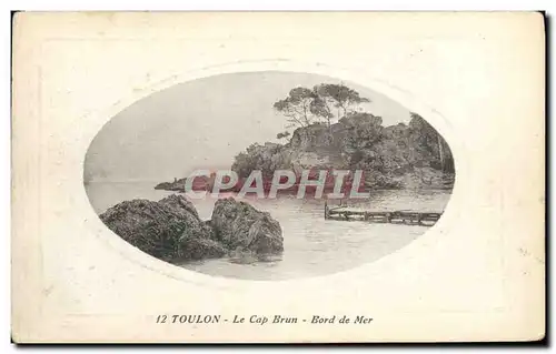 Cartes postales Toulon Le Cap Brun Bord De Mer