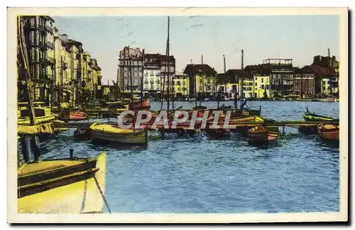 Cartes postales Toulon Vue Sur Les Quais Bateaux