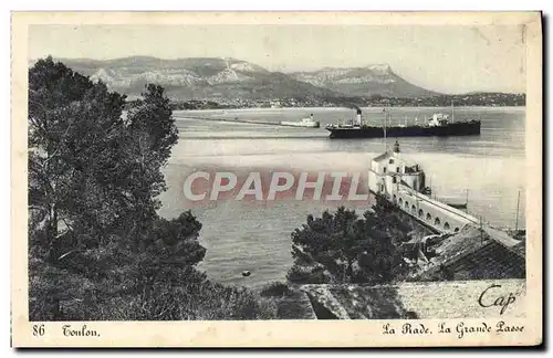 Ansichtskarte AK Toulon La Rade la Grande Passe Bateau