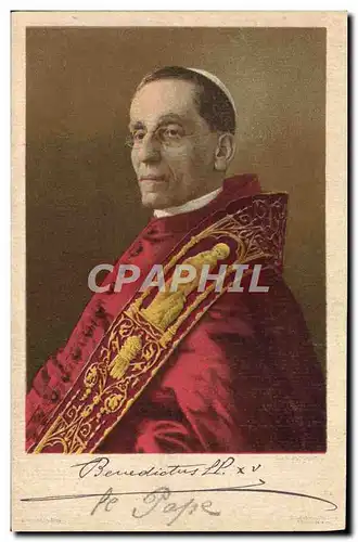 Cartes postales Benedictus XV Pape