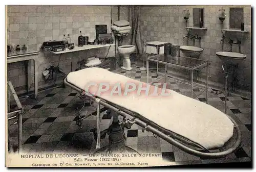 Ansichtskarte AK Hopital de l&#39Ecosse Une grande salle d&#39operation Salle Pasteur Clinique du Dr Ch Bonnet