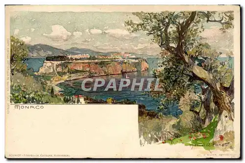 Cartes postales Illustrateur Monaco