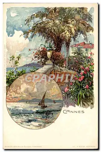 Cartes postales Illustrateur Cannes