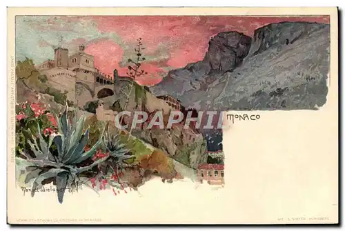 Cartes postales Illustrateur Monaco