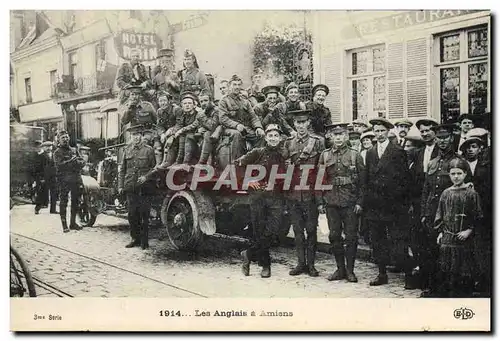 Cartes postales Militaria Les anglais a Amiens