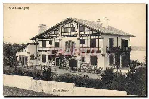 Cartes postales Folklore Chalet basque