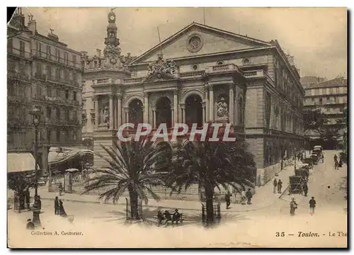 Cartes postales Toulon Le theatre