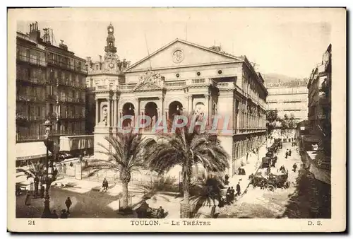 Cartes postales Toulon Le theatre