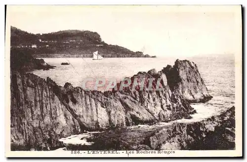 Cartes postales L&#39Esterel Les rochers rouges