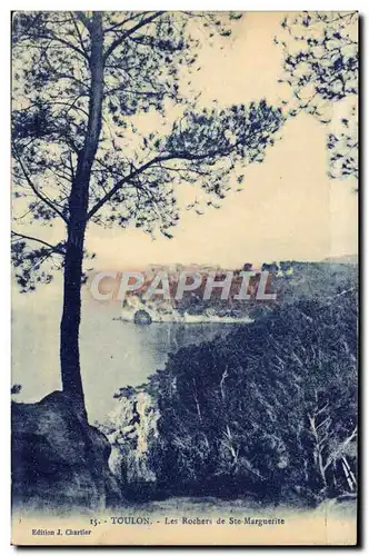 Cartes postales Toulon Les rochers de Ste Marguerite