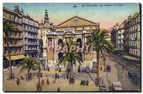 Ansichtskarte AK Toulon Le theatre municipal