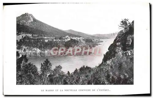 Ansichtskarte AK Le massif et la nouvelle corniche de l&#39Esterel