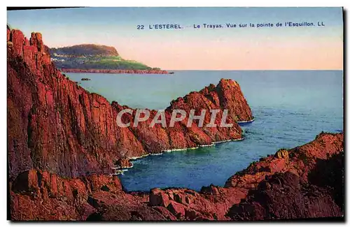 Cartes postales L&#39Esterel Le Trayas Vue Sur La Pointe De I&#39Esquillon