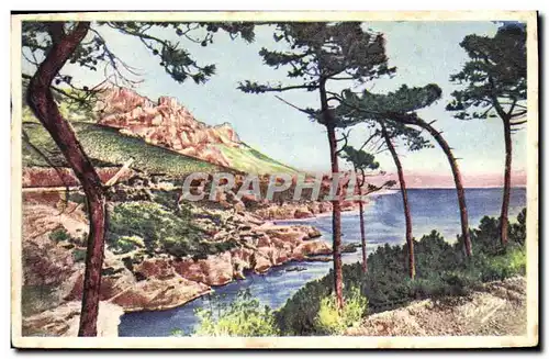 Cartes postales Dans L&#39Esterel Les Roches Rouges