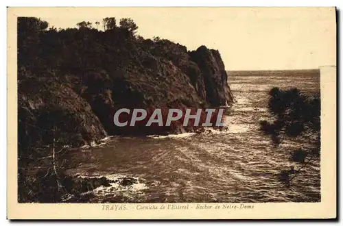 Cartes postales Trayas Corniche De I&#39Esterel Rocher De Notre Dame