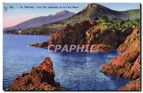 Cartes postales Le Trayas Pic D'Aurele Et Le Cap Roux