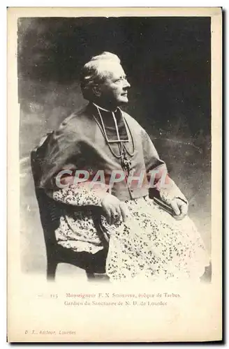 Ansichtskarte AK Monseigneur Schoepfer eveque de Tarbes Gardien du sanctuaire de Nd de Lourdes