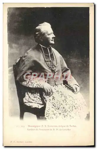 Cartes postales Monseigneur Schoepfer eveque de Tarbes Gardien du sanctuaire de Nd de Lourdes