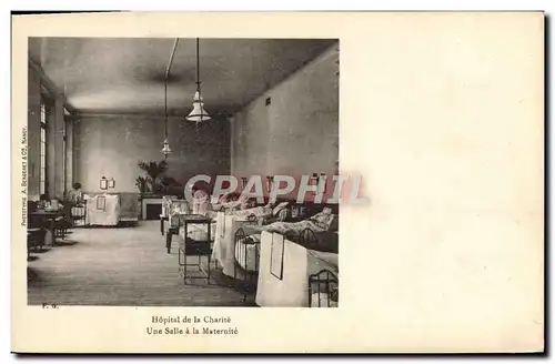 Cartes postales Paris Hopital de la Charite Une salle a la Maternite
