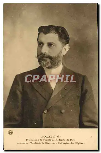 Cartes postales Pozzi Professeur de la Faculte de Medecine de Paris Membre de l&#39Academie de Medecine Chirurgi