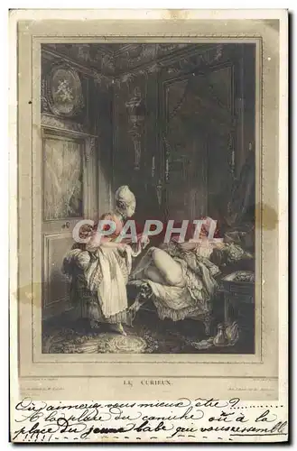 Cartes postales Le curieux