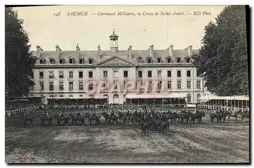 Cartes postales Cheval Hippisme Saumur Carrousel militaire la croix de Saint Andre