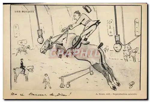 Cartes postales Cheval Hippisme Les buches