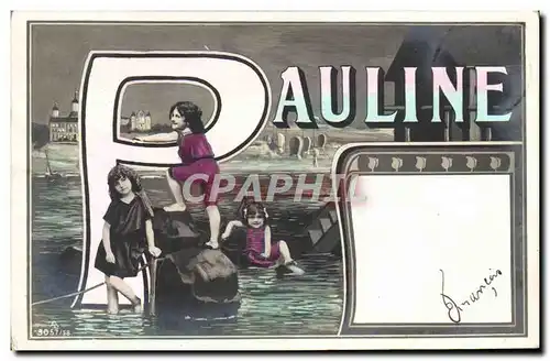 Cartes postales Prenom Pauline Enfants