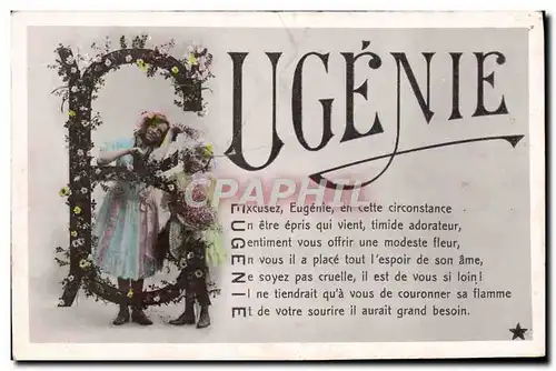 Cartes postales Prenom Eugenie