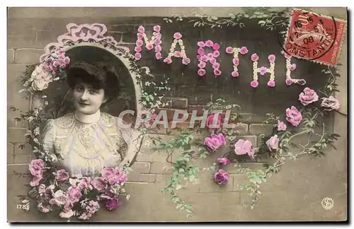 Cartes postales Prenom Marthe