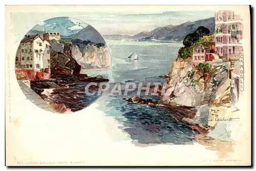 Ansichtskarte AK Italie Illustrateur Camogli