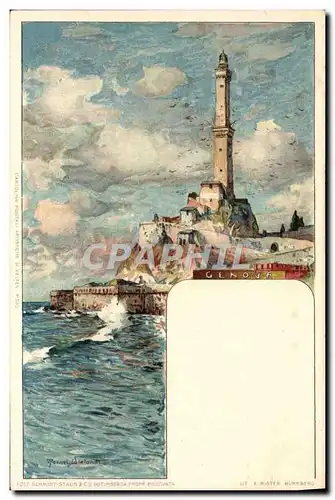 Ansichtskarte AK Italie Illustrateur Genova
